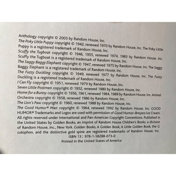 Children Books A Big Collection of Little Golden Books - Picture 4 of 12